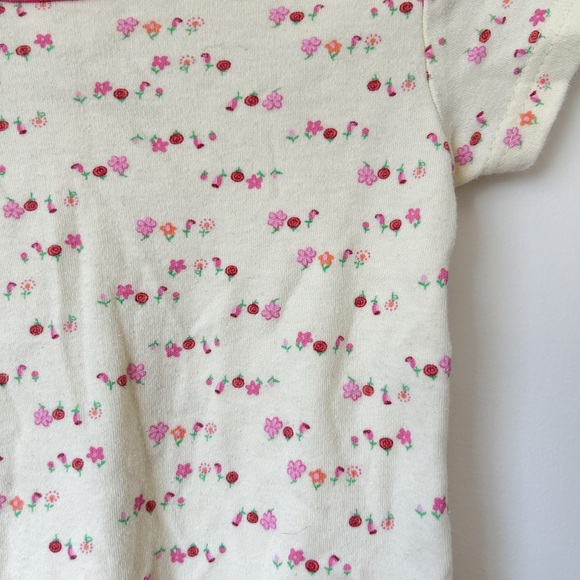 Vintage Chikitoe Strawberry Cream Onesie Undershirt Size 12 M - Picture 2 of 3